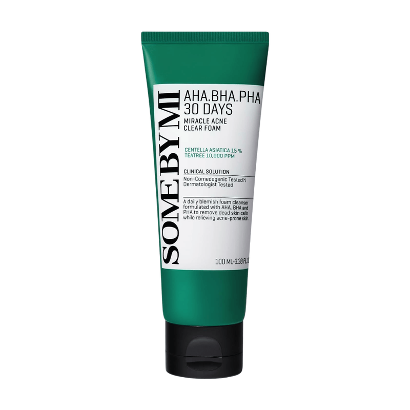 Some By Mi AHA/BHA/PHA Miracle schuimreiniger tegen acne - 100 ml