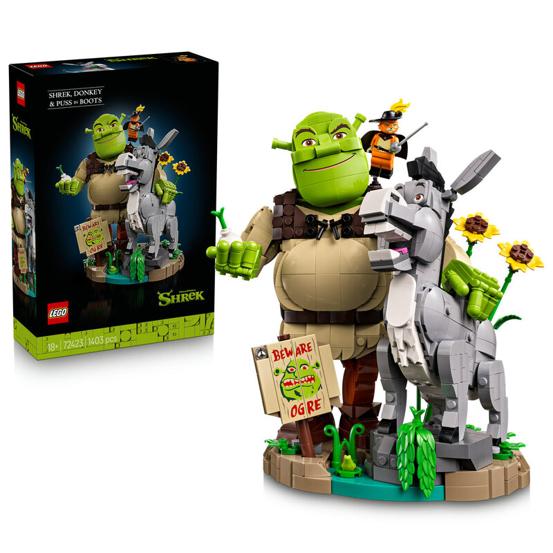 LEGO Shrek 72423 Shrek, Donkey & Puss in Boots