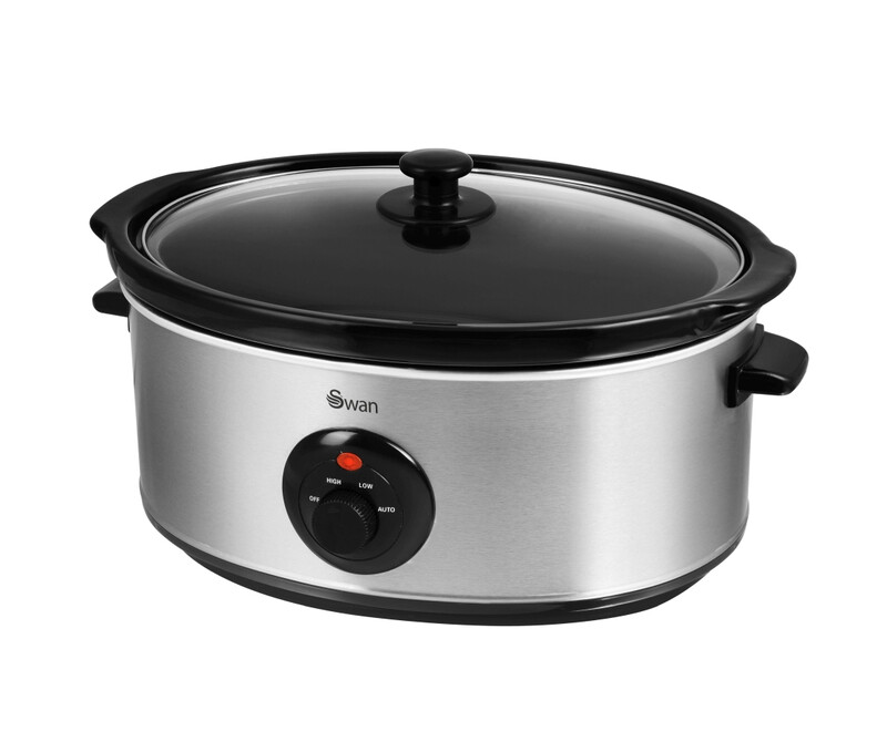 6.5L Slow Cooker - 6.5L, Stainless Steel, SF17030N