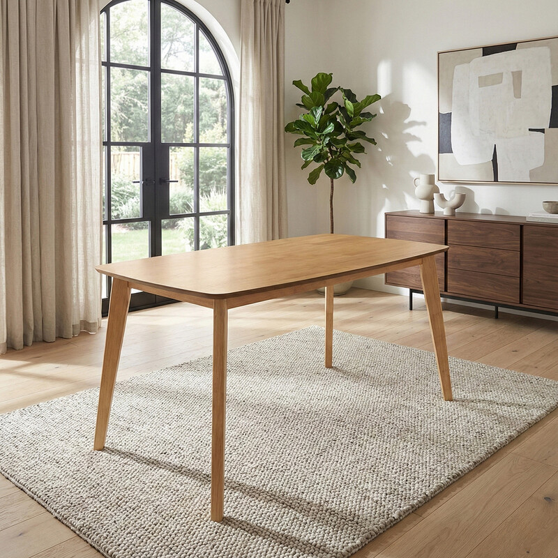 Dining Table Lexington Rectangle Oak 75x120cm