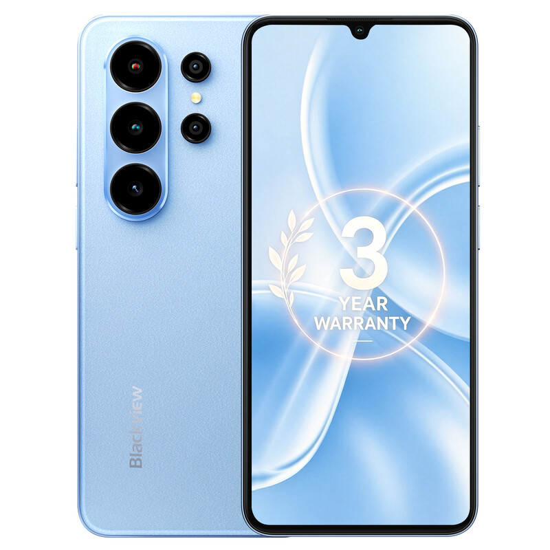 Blackview WAVE 10C Smartphone débloqué, 6,88 HD+ IPS Android 16, 4 GB RAM + 12 GB d'extension virtuelle (Total 16 GB), 128 GB/1 TB de stockage, 32 MP + 13 MP, 5000 mAh, 4G Double SIM, Face ID/GPS/OTG/3,5 mm, Garantie de 2 ans