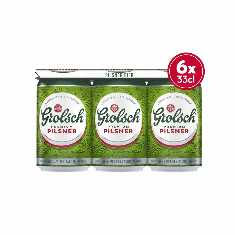 Grolsch Premium Pilsner - 6 x 330 ml