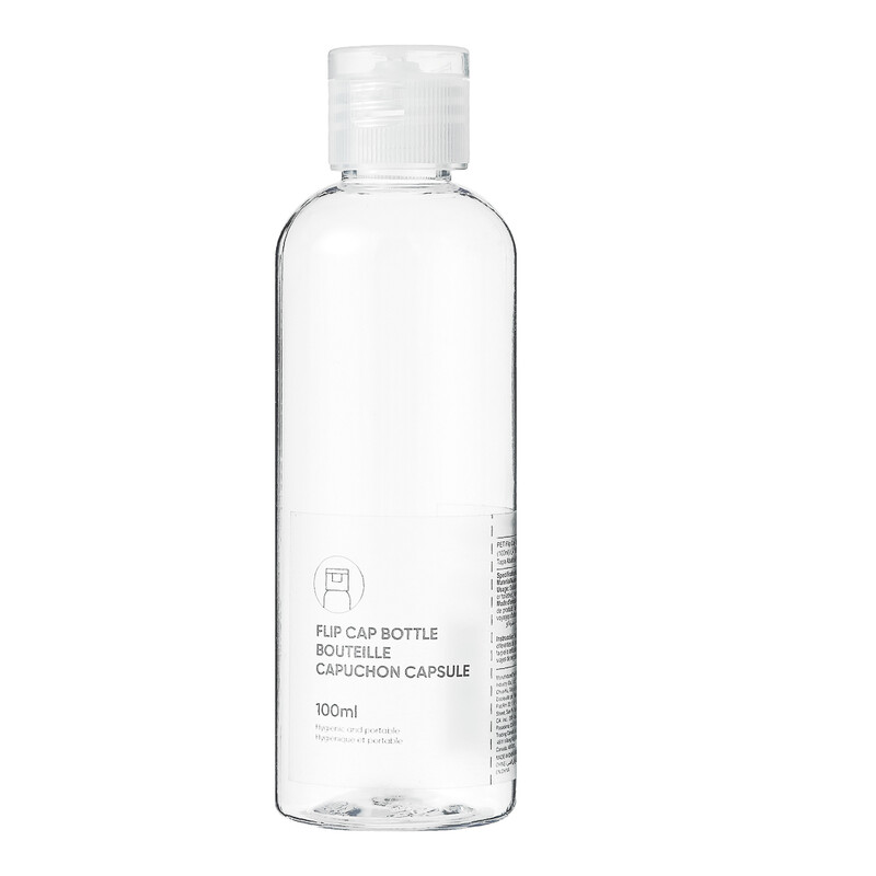 PET Transparent Flip-Cap Bottle 100ml