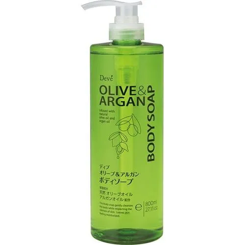 Kumano Yushi (KUMANO) Oliven- & Marokkanisches Argan-Duschgel 800 g