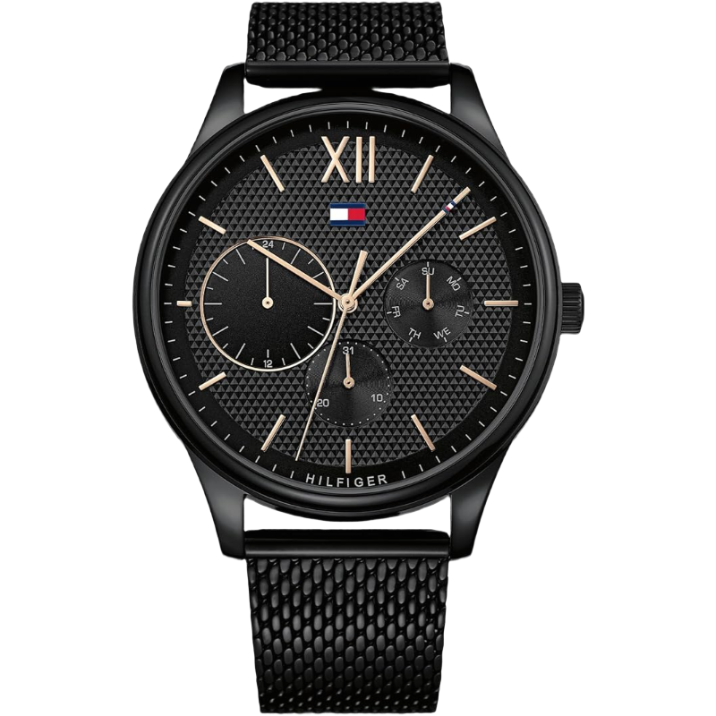1791420 Black Analogue Multifunction Quartz Watch