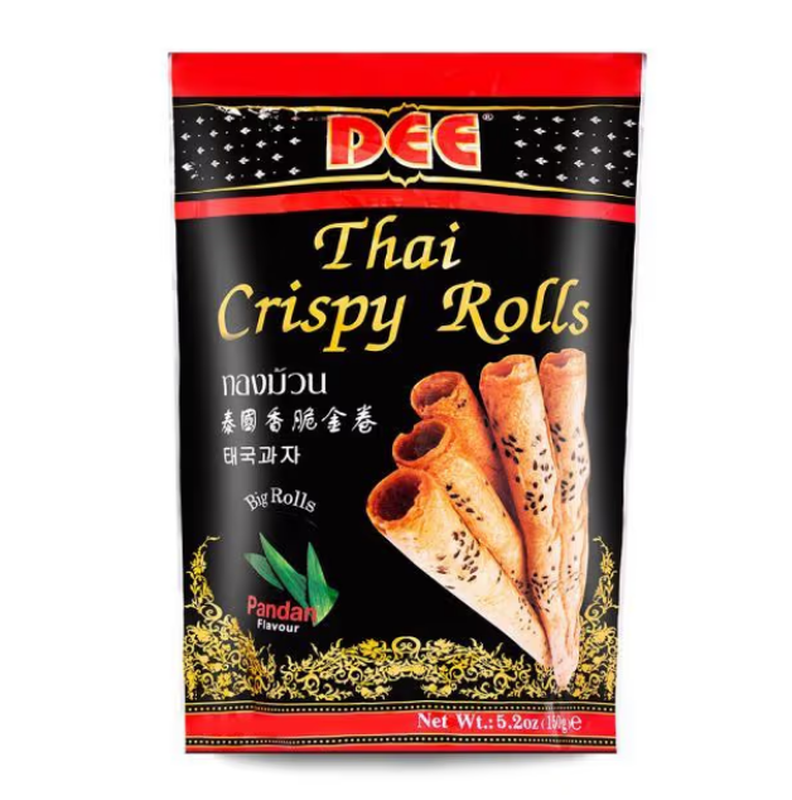 Dee Light/Golden/Black Crispy Rolls Pandan Flavour 150G