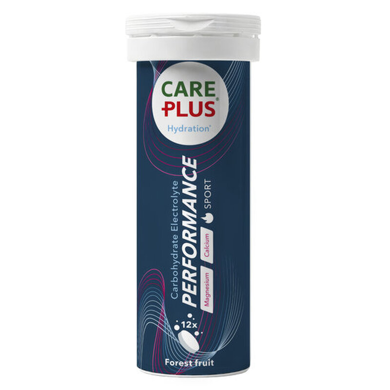 Care Plus koolhydraten elektrolyten performance bruistabletten 12 TB