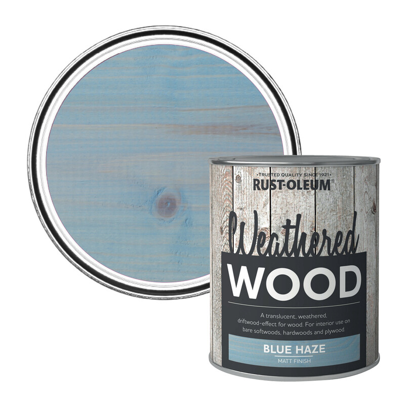 WEATHERED WOOD FINISH BLUE HAZE 750ML