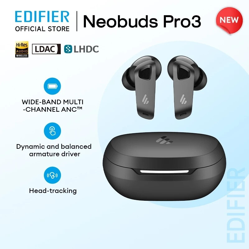NeoBuds Pro 3 Multi-Channel Active Noise Cancellation Earbuds with Spatial Audio