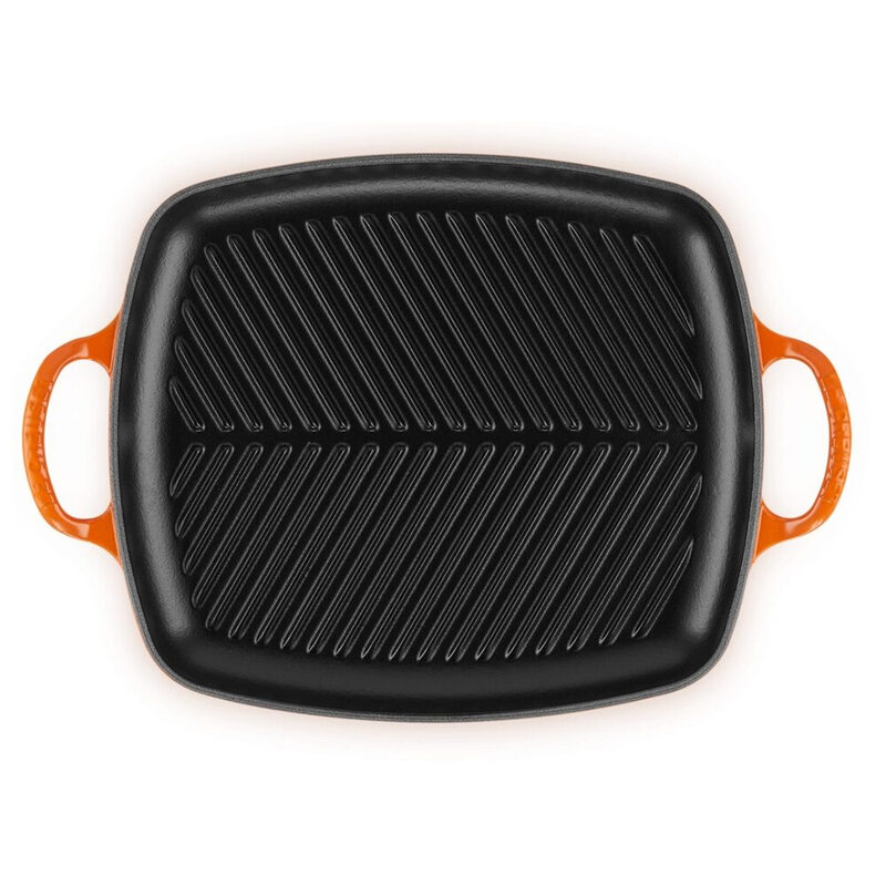 Le Creuset Grillplatte Signature 30 cm Ofenrot