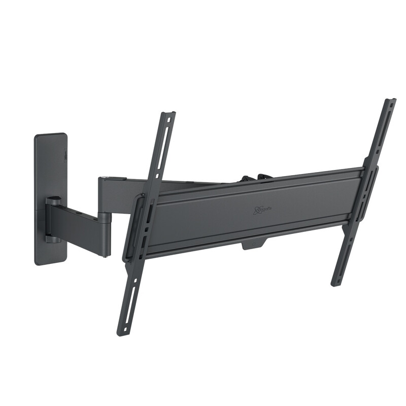 Vogel's TVM 1649 TV Wandhalterung Full-Motion+ - 40-77 Zoll, 35 kg Tragfähigkeit, 180° Schwenkbereich, 15° Neigung, Schwarz, VESA 100x100-600x400