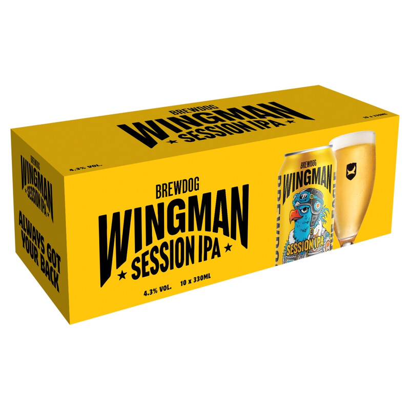 Brewdog Orange/Light Wingman 10 X 330Ml (Abv 4.3%)