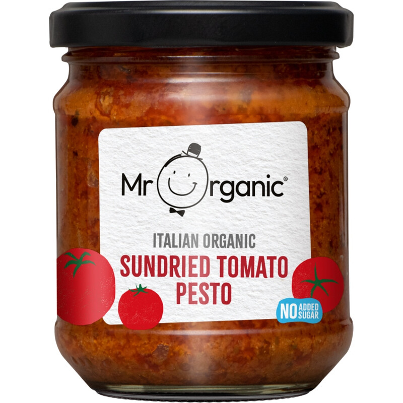 Mr Organic Italian Organic Sundried Tomato Pesto 190G