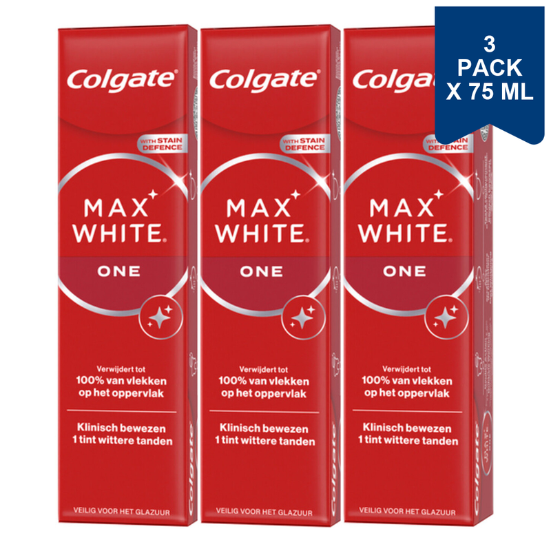 Colgate Tandpasta - Max White One 75 ml (3-Pack)