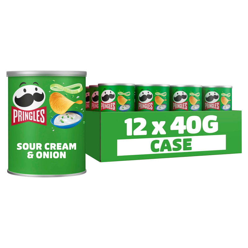 Pringles Sour Cream & Onion 12 X 40 G