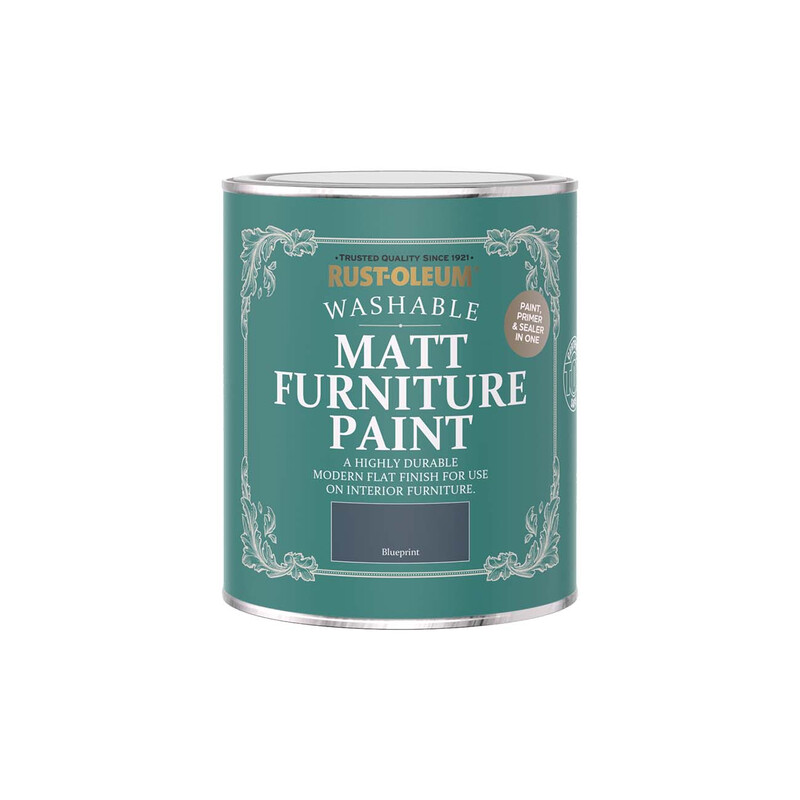 Rust-Oleum Matt Furniture Paint Blueprint 750Ml