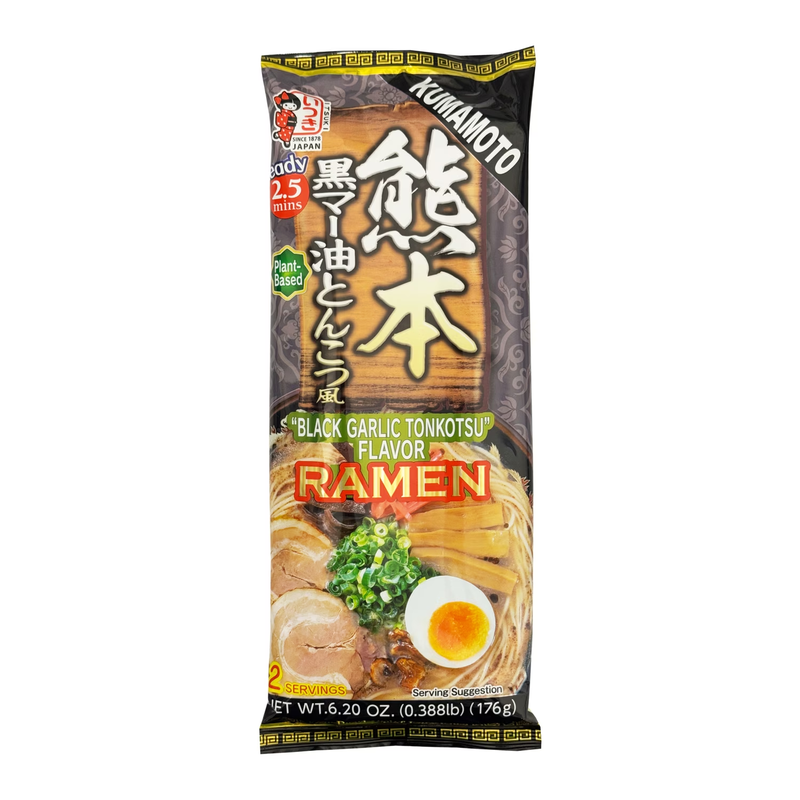 KUMOTO Tonkotsu Style Ramen Noodles 176g (2-Pack)