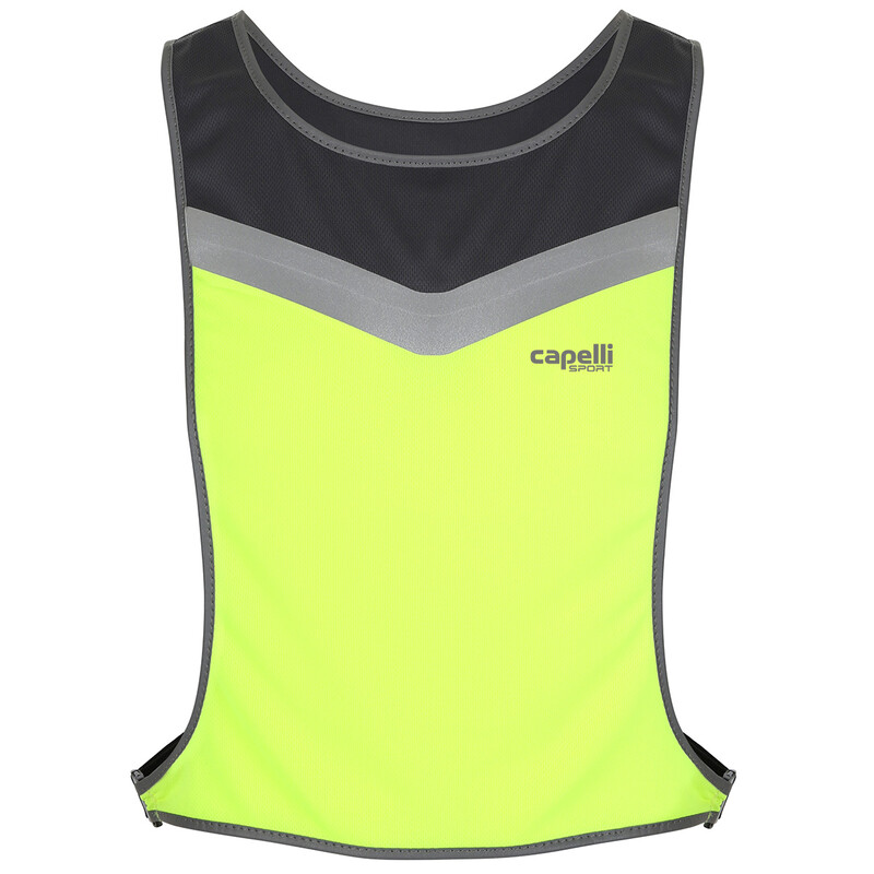 Reflective Vest with Adjustable Waist Belt and Zipper Pocket