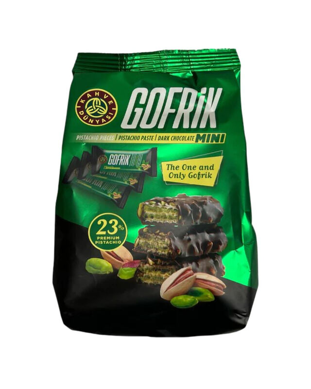 Kahve Dunyasi Gofrik Pistachio Paste Dark Chocolate 10x12.5g