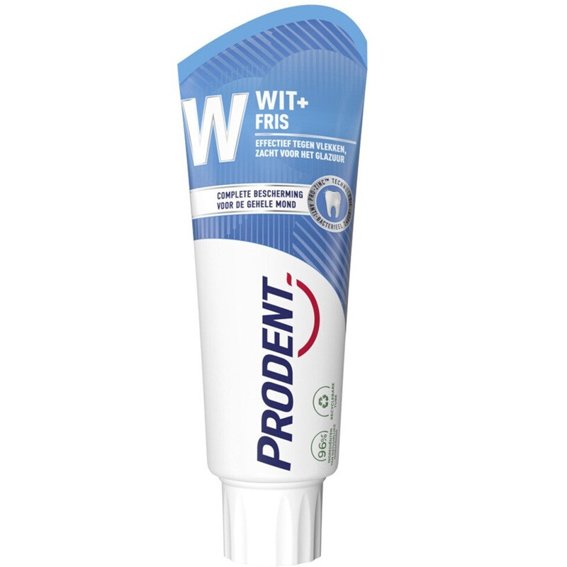 Prodent Wit + Fris Tandpasta 75 ml