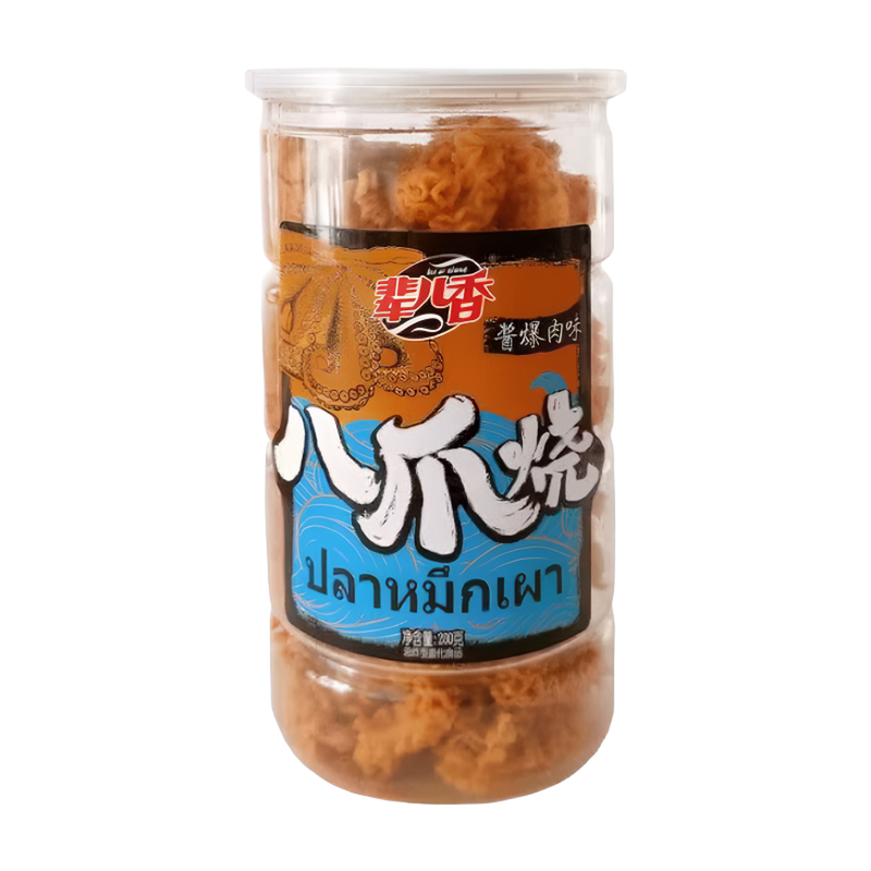 Beierxiang Octopus Crispy Cracker Barbecue Flavour 200G