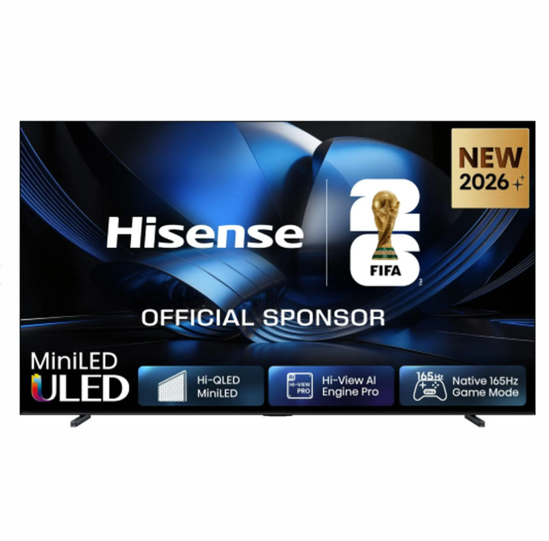Hisense 100U7DSE 100 Zoll ULED Mini LED 4K Smart TV – 165 Hz, Dolby Atmos, VIDAA Smart OS