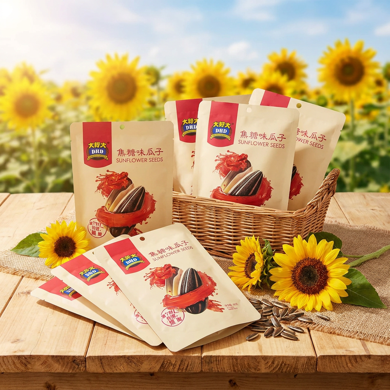 Dahaoda Karamel Zonnebloempitten 90 g * 6