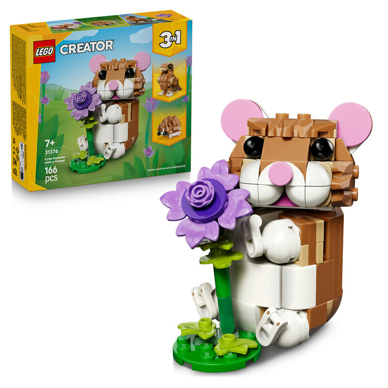 Lego Creator 31376 Cute Hamster With A Flower