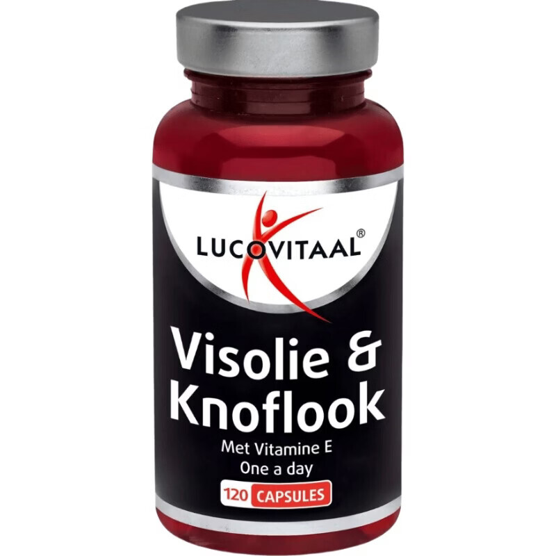 Lucovitaal Visolie & Knoflook 120 Capsules