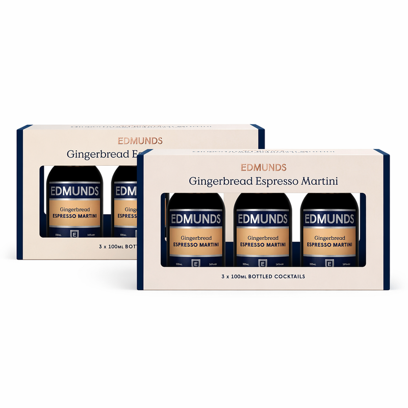 Pack of 2 - EDMUNDS Cocktails Gingerbread Espresso Martini Gift Box (3 x 100ml)