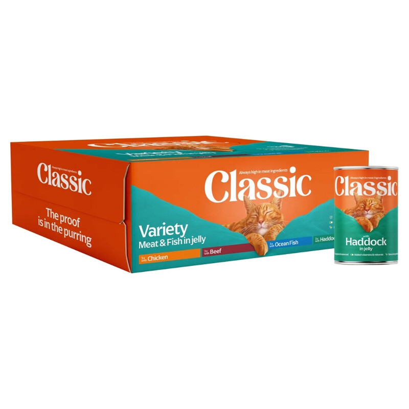 Classic Cat Food Variety Pack 12X400 G