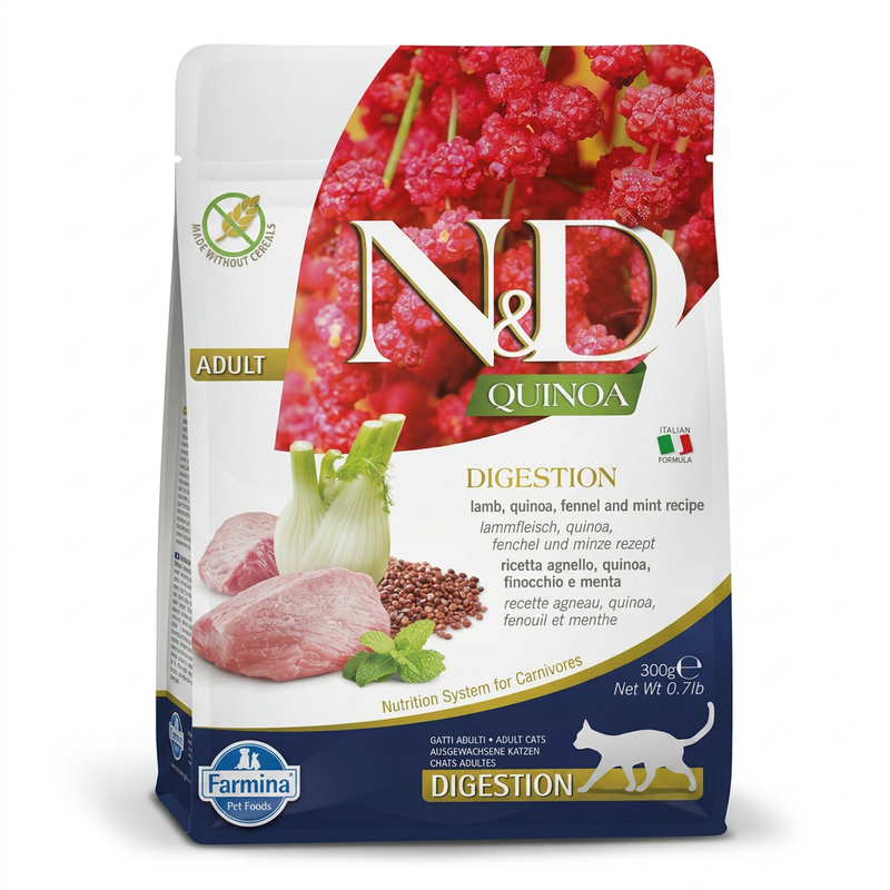 Farmina N&D Quinoa Kattenvoer Vertering Lam 1,5 kg