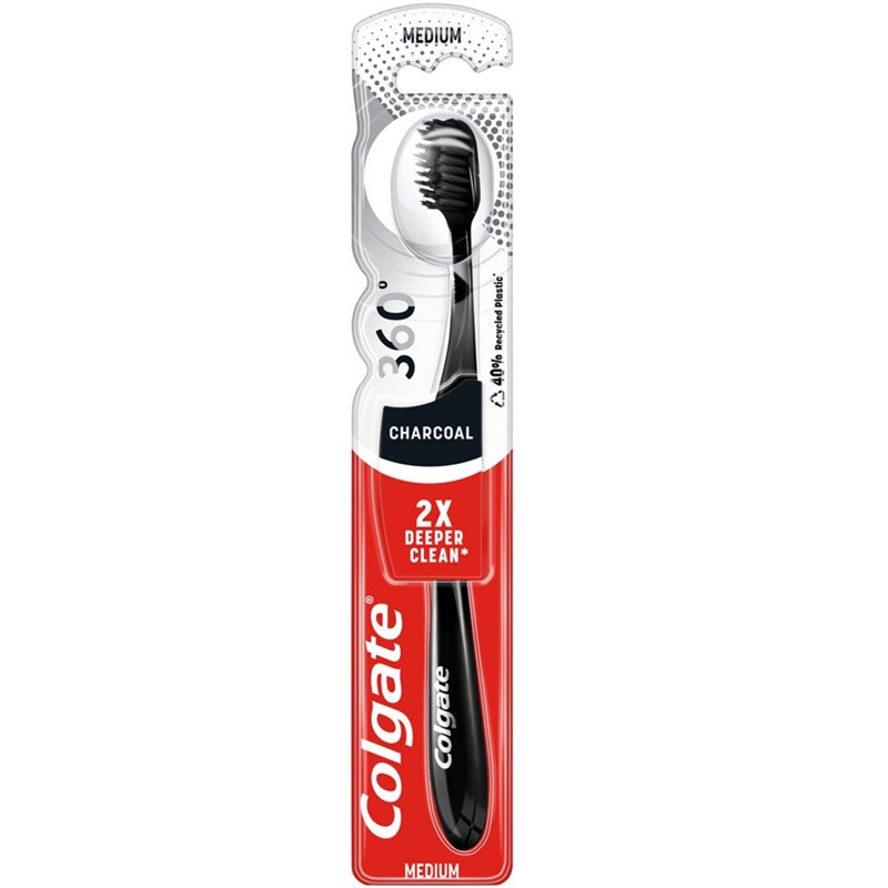 Colgate Tandenborstel 360 Black Medium