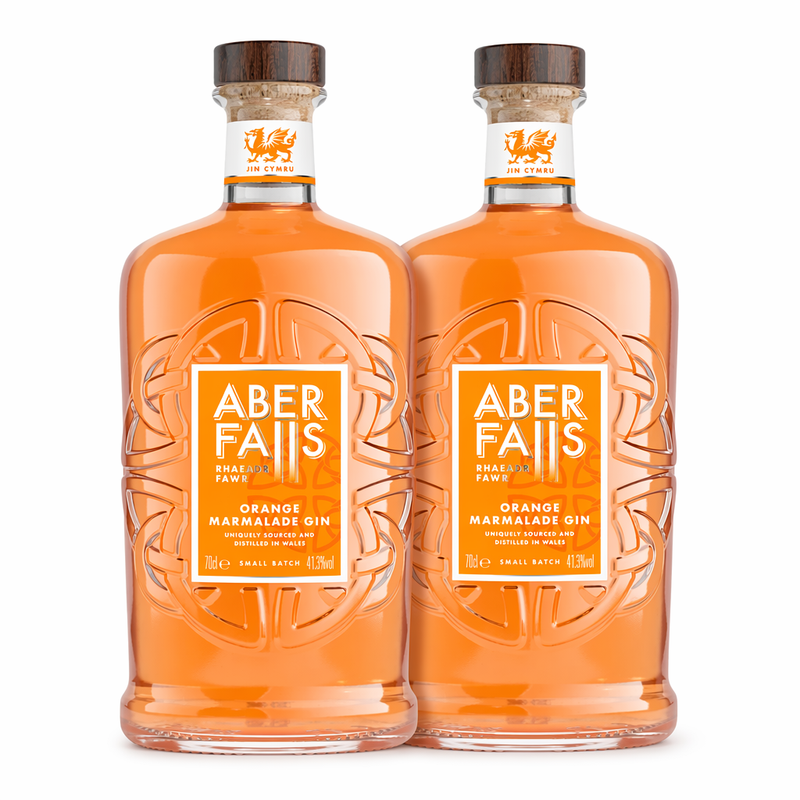 Pack of 2 Aber Falls Welsh Gin Orange Marmalade 70cl