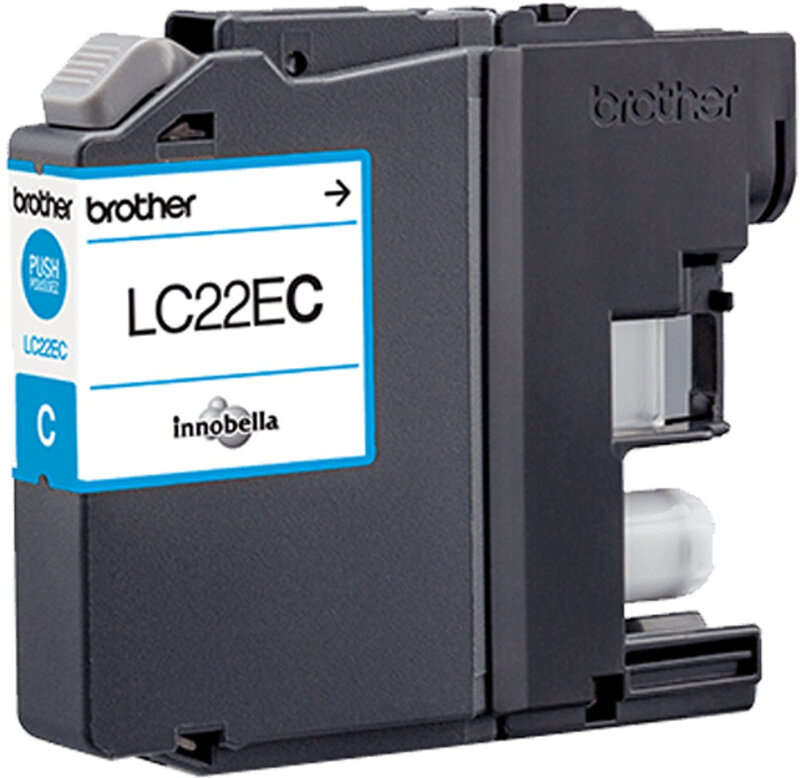 Brother LC22EC inktcartridge, 1 stuk, origineel, cyaan