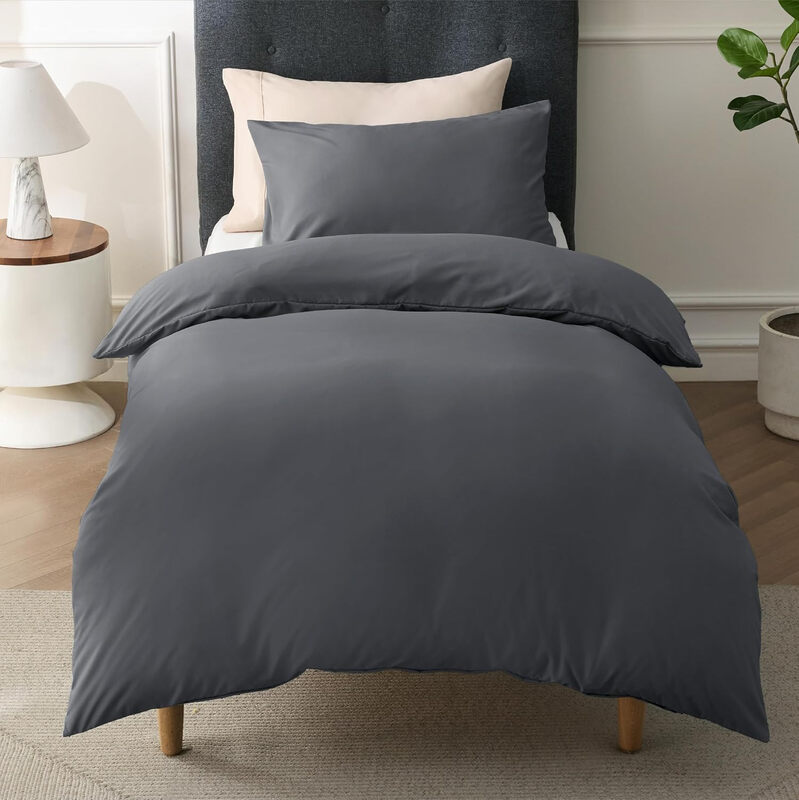 Duvet Cover Set-Solid-UK Quiet Shade135x200cm*1pcs+50x75cm*1pcs100%Polyester