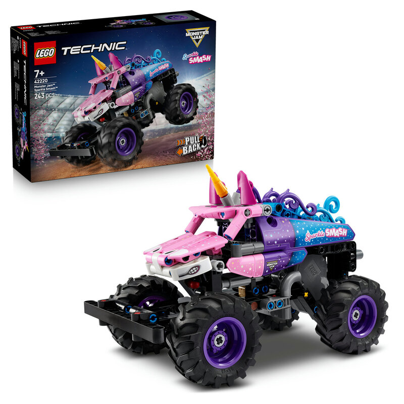 Lego Technic 42220 Monster Jam™ Sparkle Smash™ Pull-Back