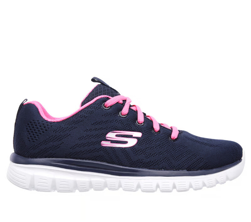 SKECHERS Graceful - Get Connected Bleu marine/Rose vif