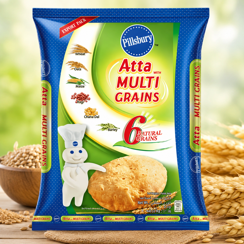 Pillsbury Meergranen Atta Bloem 5 kg