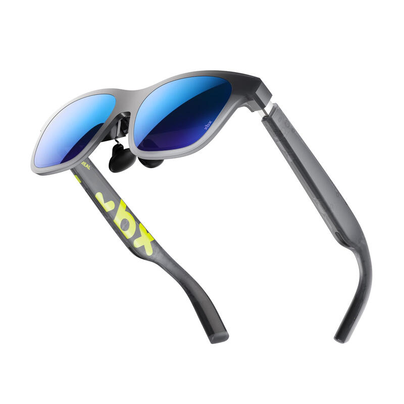 XBX A01+ AR Glasses, by XREAL — 62g Ultralight, 147" Portable Big-Screen Display for Movies & Gaming, Bright 1600-Nit HDR10, USB-C DP for iPhone, iPad, Android, Steam Deck, ROG & PC
