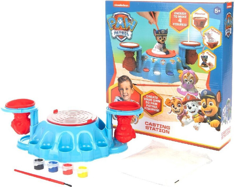 Spin Master Paw Patrol Casting Station - Blauw, 4 Figuren