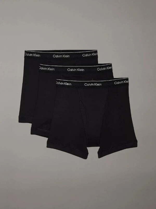 Calvin Klein BOXER BRIEF 3 PK. 001 Zwart (Legacy 001) Heren XL