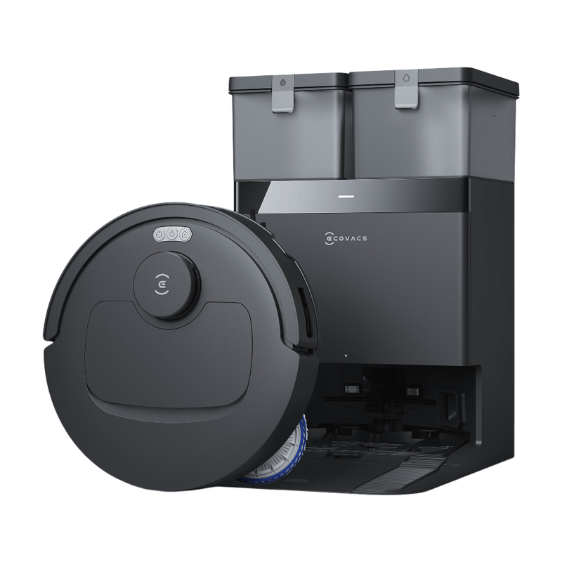 ECOVACS Deebot T30C OMNI Gen2, Robotstofzuiger met dweilfunctie, 25.000 Pa, OZMO Turbo 2.0 dweilen, ZeroTangle 3.0 anti-klit, TruEdge 2.0 randreiniging, Omni-station, 75 °C dweil wassen, Zwart