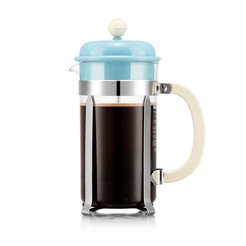 Bodum Caffettiera Franse pers koffiezetter - 1 L, ijsblauw