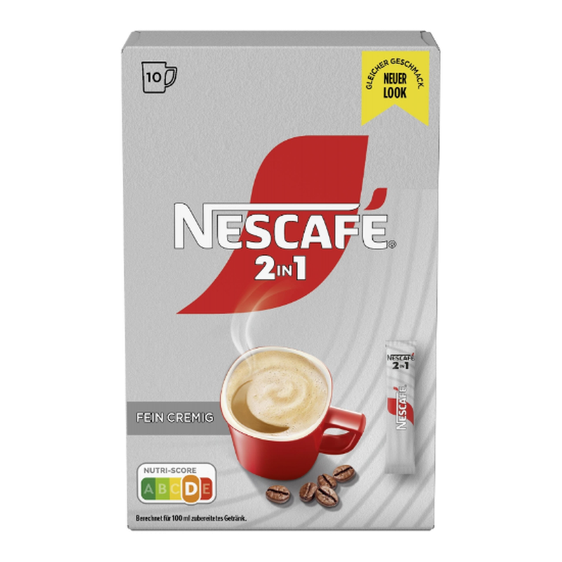 Nescafé 2in1 Instantkaffee Sticks 80g