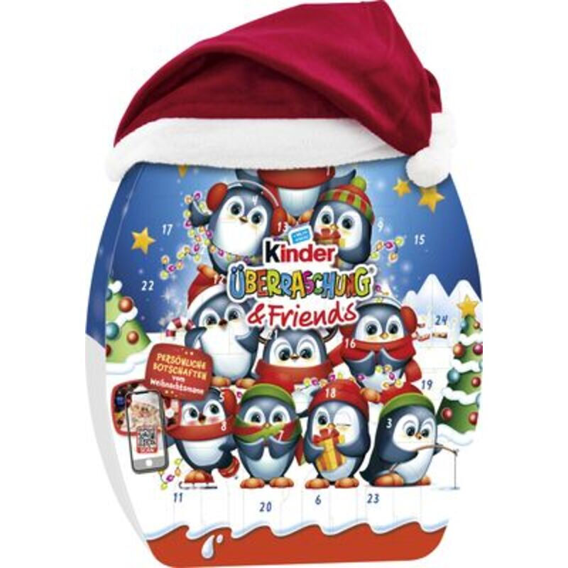 Kinder Überraschung & Freunde Adventskalender, 370 g Packung