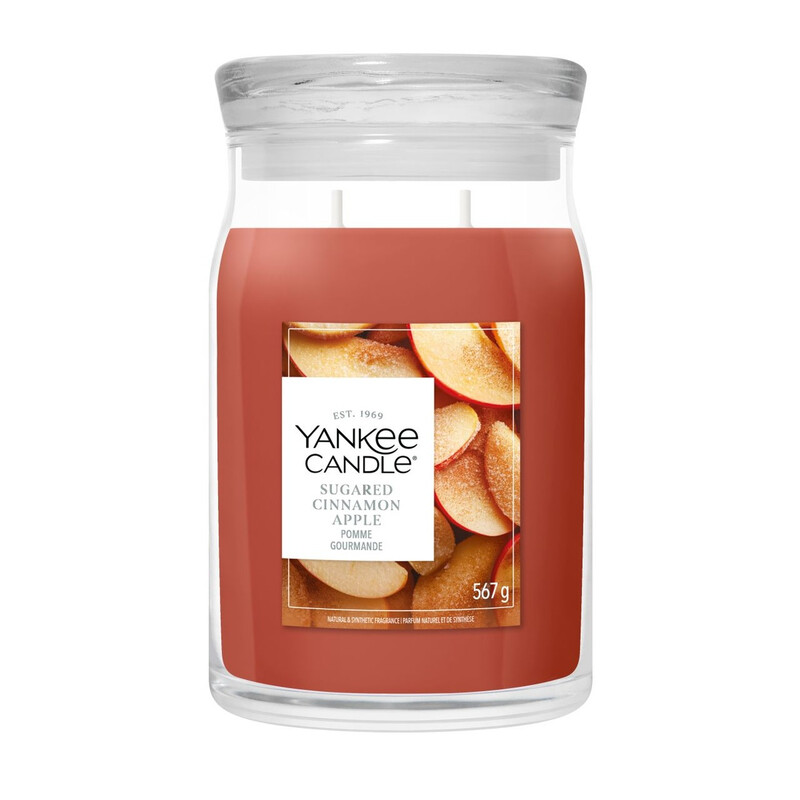 Sugared Cinnamon Apple Signature Large Jar by Yankee Candle