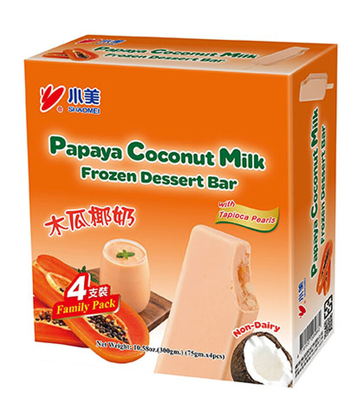 Papaya Coconut Milk Ice Bar 300g