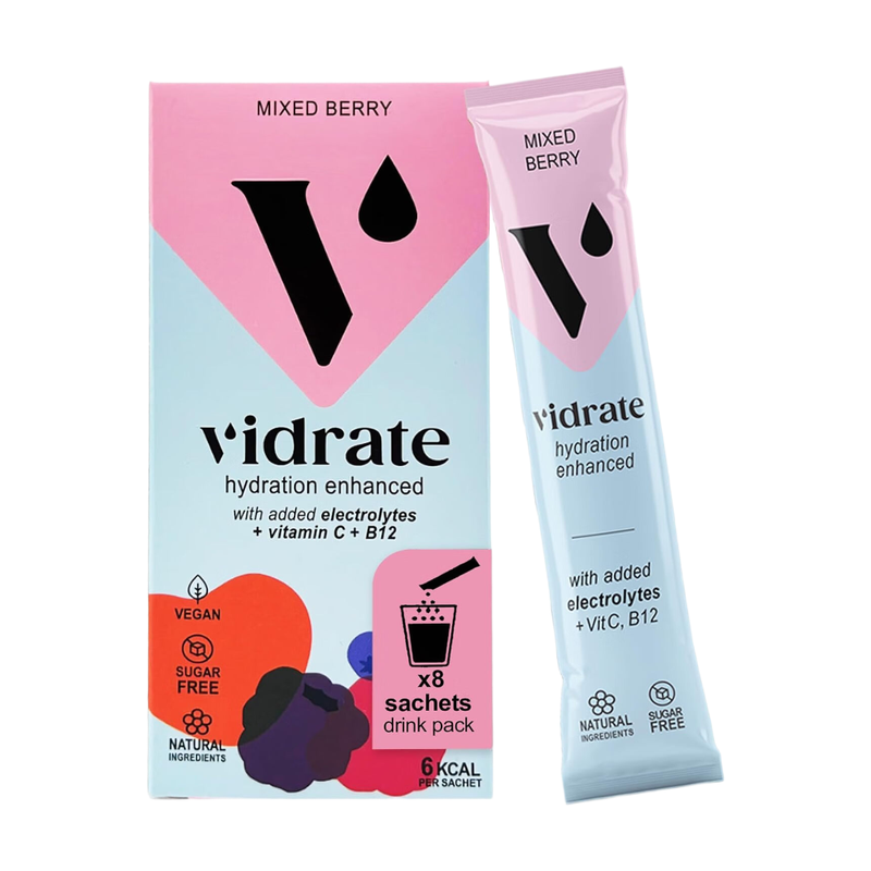 Vidrate Hydration Powder Mixed Berry Flavour - 10 X 3G
