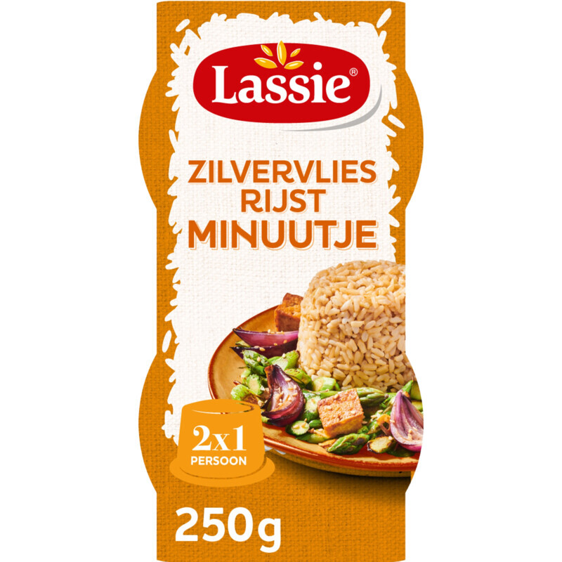 Lassie Bruine Rijst Minute - 2 x 125 g